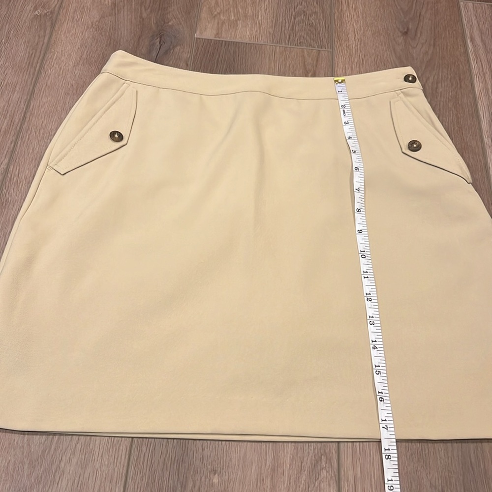 EP Pro Golf Skort in Khaki, Tan, Side Zip, Three Pocket Size 6 Athletic - Picture 5 of 15